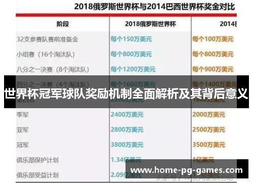 世界杯冠军球队奖励机制全面解析及其背后意义